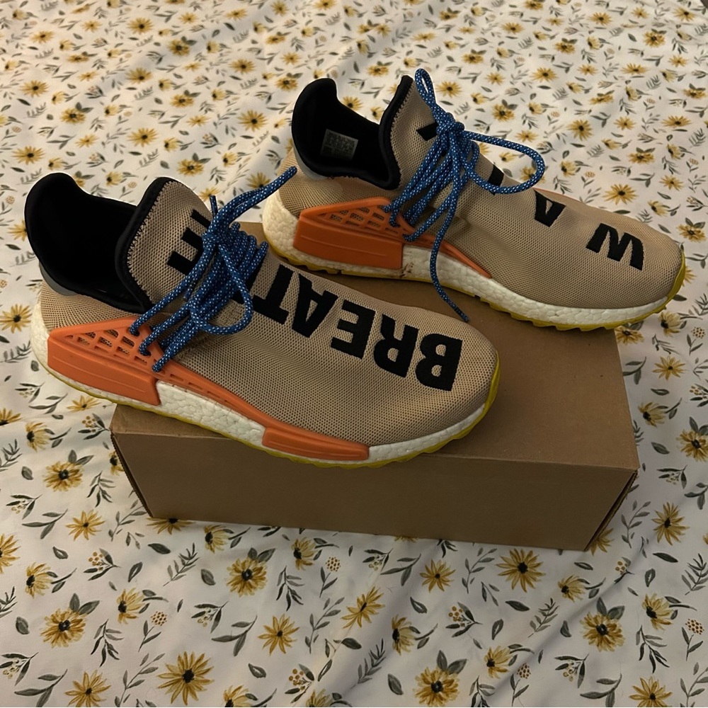 Adidas NMD Trail x Pharrell Human Race 2017 Hiking Shoes Breath Walk Size 11 - Picture 3 of 10